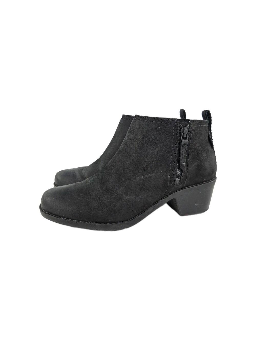 Teva Women's Anaya Bootie US 10 Black Waterproof Leather Zip Ankle Boot